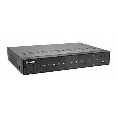 BALTER 4+2-Kanal Hybrid HD-TVI/AHD/CVI + IP Videorekorder, H.264, 3MP / 4MP, Audio, Tripple-Stream, P2P, Could, CMS, 12V DC