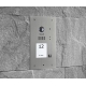 BALTER EVIDA Silber RFID Edelstahl-Türstation für 1 Teilnehmer, 2-Draht BUS Technologie