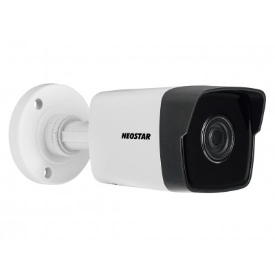 NEOSTAR 2.0MP Infrarot IP Außenkamera, 4mm, 1920x1080p, Nachtsicht 30m, H.264+, PoE/12V DC, IP67 NEOSTAR 2.0MP Infrarot IP Außenkamera, 4mm, 1920x1080p, Nachtsicht 30m, H.264+, PoE/12V DC, IP67