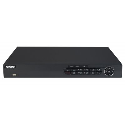 NEOSTAR 16-Kanal 4K UHD PoE NVR, 3840x2160p, 160Mbit, H.265 / H.264+, VCA, CMS, HDMI 4K, 230V AC NEOSTAR 16-Kanal 4K UHD PoE NVR, 3840x2160p, 160Mbit, H.265 / H.264+, VCA, CMS, HDMI 4K, 230V AC