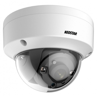 NEOSTAR 2.0MP Vandalensichere EXIR HD-TVI Dome-Kamera, 3.6mm, Nachtsicht 25m, WDR 120dB, Smart-IR, 12V DC, IP67 NEOSTAR 2.0MP Vandalensichere EXIR HD-TVI Dome-Kamera, 3.6mm, Nachtsicht 25m, WDR 120dB, Smart-IR, 12V DC, IP67