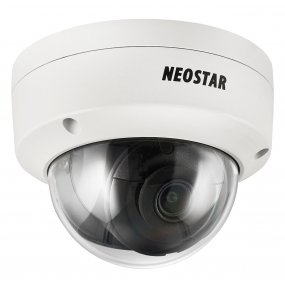 NEOSTAR 8.0MP EXIR IP Dome-Kamera, 2.8mm, 3840x2160p, Nachtsicht 30m, WDR 120dB, H.265+, VCA, PoE/12V DC, IK10, IP67