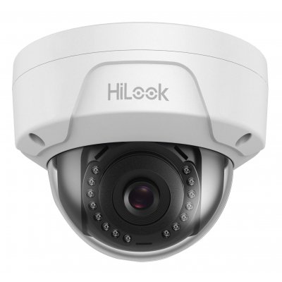 HiLook 2.0MP IR IP Dome-Kamera, 2.8mm, 1920x1080p, Nachtsicht 30m, H.265+ / H.265, PoE/12V DC, IK10, IP67 HiLook 2.0MP IR IP Dome-Kamera, 2.8mm, 1920x1080p, Nachtsicht 30m, H.265+ / H.265, PoE/12V DC, IK10, IP67