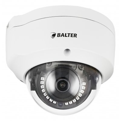 BALTER 5.0MP Infrarot IP Dome-Kamera, 2.8mm, 2592x1944p, Nachtsicht 30m, WDR 120dB, H.265, Videoanalyse, PoE/12V DC, IP66 BALTER 5.0MP Infrarot IP Dome-Kamera, 2.8mm, 2592x1944p, Nachtsicht 30m, WDR 120dB, H.265, Videoanalyse, PoE/12V DC, IP66