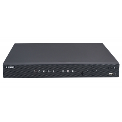 BALTER 16-Kanal PoE 4K NVR, 3840×2160p, H.265, P2P, Videoanalyse, HDMI 4K BALTER 16-Kanal PoE 4K NVR, 3840×2160p, H.265, P2P, Videoanalyse, HDMI 4K