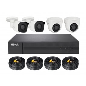 HiLook TVI Komplettsystem DVR-204Q-K1 + 2x THC-T140 + 2x THC-B140-M + 1TB HDD, 4x 18.3m Video/Stromkabel HiLook TVI Komplettsystem DVR-204Q-K1 + 2x THC-T140 + 2x THC-B140-M + 1TB HDD, 4x 18.3m Video/Stromkabel