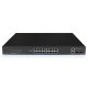 16x PoE+ Gigabit Switch, 4x Gigabit Uplink-Ports (RJ45 + SFP), 170W, 20Gbps Kapazität, CCTV-Modus