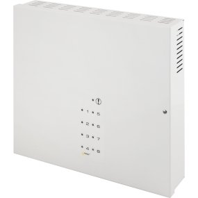 Stromkasten für 8 Kameras mit optischer LED-Anzeige, 8 x 1A Leistung, Ausgabe 12V, Metallgehäuse