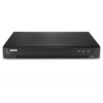 NEOSTAR 8-Kanal TVI / AHD / CVI + 8-Kanal IP NVR, H.265+, 8.0MP (TVI / IP), Audio, Alarm, CMS, 12V DC NEOSTAR 8-Kanal TVI / AHD / CVI + 8-Kanal IP NVR, H.265+, 8.0MP (TVI / IP), Audio, Alarm, CMS, 12V DC