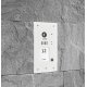 BALTER EVIDA White RFID Edelstahl-Türstation für 1 Teilnehmer, 2-Draht BUS, 170° Ultra-Weitwinkelkamera