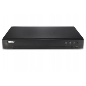 NEOSTAR 4-Kanal TVI / AHD / CVI + 4-Kanal IP Videorekorder, H.265+/H.264+, TVI / IP, Audio, Alarm, CMS, 12V DC