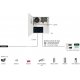 Impuls-Puffernetzteilkasten mit technischen Ausgängen und Platz für Akku 7Ah/12V, Überlastschutz, Metallgehäuse