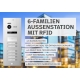 BALTER EVO Silver Türstation für 6 Teilnehmer, 2-Draht BUS Technologie (Video / Audio / Strom), 150° Weitwinkelkamera, RFID BALTER EVO Silver Türstation für 6 Teilnehmer, 2-Draht BUS Technologie (Video / Audio / Strom), 150° Weitwinkelkamera, RFID