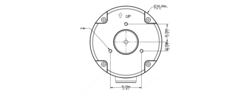 BALTER X Kleine Anschlussdose / Mini Junction Box für Außenkameras mit Fixbrennweite