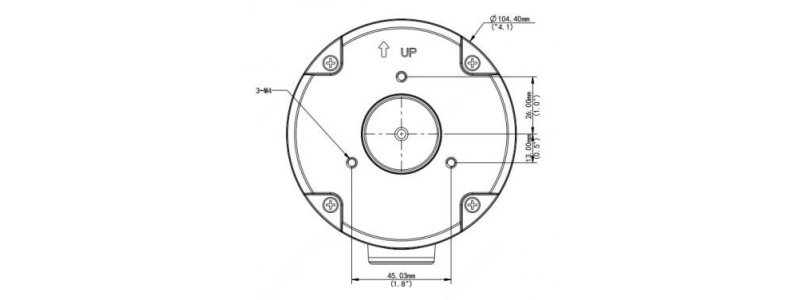 BALTER X Kleine Anschlussdose / Mini Junction Box für Außenkameras mit Fixbrennweite