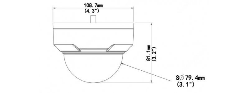 BALTER X ECO Vandalensichere IP Dome-Kamera mit 8.0MP, 2.8mm, Nachtsicht 30m, WDR 120dB, VCA, PoE/12V DC, IK10, IP67 