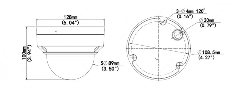 BALTER X ECO Vandalensichere IP Dome-Kamera 4.0MP, 2.8-12mm Motorzoom, AutoFocus, Nachtsicht 30m, WDR, PoE/12V DC, IK10, IP67