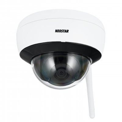 NEOSTAR 4.0MP IP WiFi Dome-Kamera, 2.8mm, 2560x1440p, Nachtsicht 30m, D-WDR, H.265+ / H.264+, Mikrofon, 12V DC, IP66