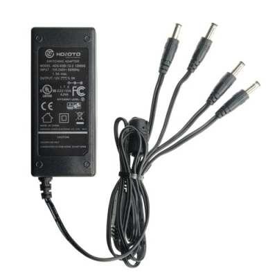 Tischnetzteil 12V DC, 5A (60 Watt) mit 4 Ausgängen Tischnetzteil 12V DC, 5A (60 Watt) mit 4 Ausgängen