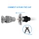 BNC-Stecker RG59, Universelle Kompatibilität mit Mikrokoaxial- und RG59