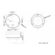 NEOSTAR 4.0MP EXIR IP Dome-Kamera, 2.8mm, 2688x1520p, Nachtsicht 30m, WDR, Mikrofon, IK10, IP67