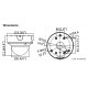 NEOSTAR 8.0MP EXIR IP AcuSense Dome-Kamera, 2.8-12mm Motorzoom, Nachtsicht 30m, WDR, H.265+, IK10, IP67