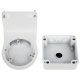 BALTER X Wandhalterung Junction Box Eyeball-, Mini-PTZ- und Dome-Kameras mit Motorzoom-Objektiven, Aluminium, Weiß