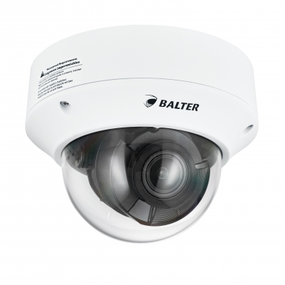 BALTER X PRO NightHawk Vandalensichere IP Dome-Kamera mit 8.0MP, 2.8-12mm Motorzoom, AutoFocus, Nachtsicht 40m, Low Light, WDR BALTER X PRO NightHawk Vandalensichere IP Dome-Kamera mit 8.0MP, 2.8-12mm Motorzoom, AutoFocus, Nachtsicht 40m, Low Light, WDR