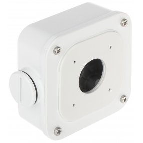 BALTER X Kleine Anschlussdose für Außenkameras mit Fixbrennweite und rechteckiger Wandhalterung