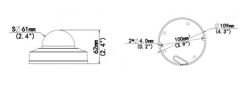 BALTER X PRO NightHawk IP Dome-Kamera mit 4.0MP, 2.8mm, Nachtsicht 30m, Ultra Low Light, WDR