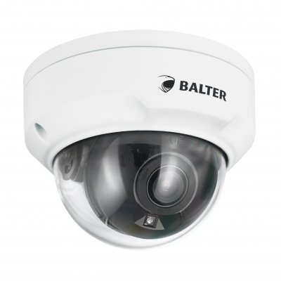 BALTER X PRO NightHawk Vandalensichere IP Dome-Kamera mit 8.0MP, 2.8mm, Nachtsicht 50m, Low Light, WDR, Deep Learning