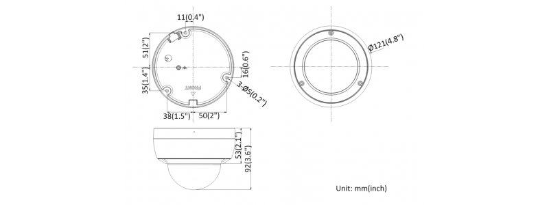 NEOSTAR PRO 8.0MP AcusSense EXIR IP Dome-Kamera, 2.8mm, Nachtsicht 30m, WDR, H.265+, Deep Learning