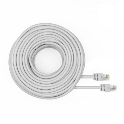 18 Meter CAT.5 Ethernet Gigabit Netzwerkkabel RJ-45, 10/100/1000Mbit/s, weiß 18 Meter CAT.5 Ethernet Gigabit Netzwerkkabel RJ-45, 10/100/1000Mbit/s, weiß