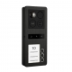 BALTER ERA Black IP Aufputz-Türstation für 3 Teilnehmer, Full HD 1080p, IP 2-Draht BUS, Tag/Nacht, 180°, RFID, 2x Türschlösser