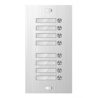 BALTER EVO Silver Türstation-Erweiterung für 8 Teilnehmer, 2-Draht BUS BALTER EVO Silver Türstation-Erweiterung für 8 Teilnehmer, 2-Draht BUS