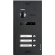 BALTER EVO-HD Black Türstation für 3 Teilnehmer, IP über 2-Draht BUS Technologie (Video / Audio / Strom), 175° Ultraweitwinkel