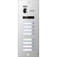 BALTER EVO-HD Silver Türstation für 8 Teilnehmer, IP über 2-Draht BUS Technologie (Video / Audio / Strom), 175° Ultraweitwinkel
