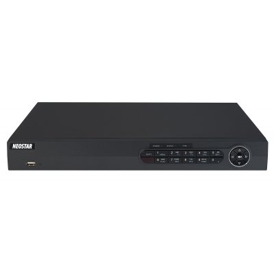 NEOSTAR 16-Kanal 4K UHD NVR, 3840x2160p, 160Mbit, H.265 / H.264+, VCA, CMS, HDMI 4K, 230V AC