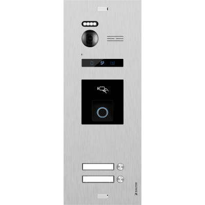 BALTER EVO-HD-FN-2FAM Silver Türstation für 2 Teilnehmer mit Fingerprintmodul und Full HD Video (1080p), 2-Draht IP-BUS Technologie (Video / Audio / Strom), 175° Weitwinkelkamera BALTER EVO-HD-FN-2FAM Silver Türstation für 2 Teilnehmer mit Fingerprintmodul und Full HD Video (1080p), 2-Draht IP-BUS Technologie (Video / Audio / Strom), 175° Weitwinkelkamera