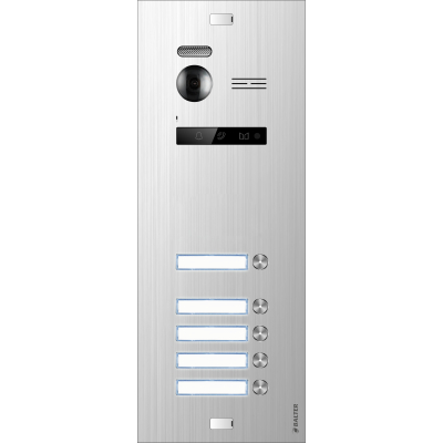 BALTER EVO-HD Silver Türstation für 5 Teilnehmer, IP über 2-Draht BUS Technologie (Video / Audio / Strom), 175° Ultraweitwinkel BALTER EVO-HD Silver Türstation für 5 Teilnehmer, IP über 2-Draht BUS Technologie (Video / Audio / Strom), 175° Ultraweitwinkel