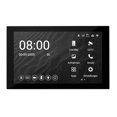 BALTER EVO-HD-PRO-7B Schwarzes Monitor mit 7-Zoll-Touchdisplay