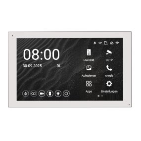 BALTER EVO-HD-PRO-7W Weißer Monitor mit 7-Zoll-Touchdisplay