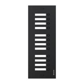 BALTER EVO Black Türstation-Erweiterung für 12 Teilnehmer, 2-Draht BUS Technologie, Unterputz-Montage