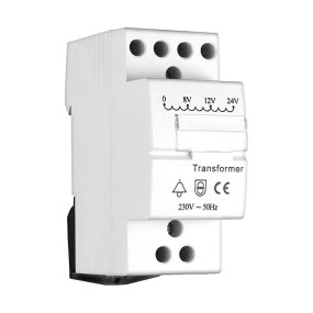 Klingeltransformator für max. 8VA Türklingel Gong - Klingel Trafo Weiß