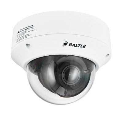 BALTER X PRONightHawk 5.0MP Vandalensichere IP Dome-Kamera, 2.7-13.5mm AF Motorzoom, Nachtsicht 40m, WDR 120dB, Deep Learning AI