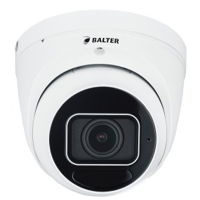 BALTER IP Eyeball Kamera, motorisiertes Objektiv 2.8–12mm, Nachtsicht 40m, WDR 120dB