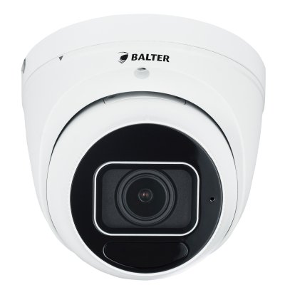 BALTER IP Eyeball Kamera, motorisiertes Objektiv 2.8–12mm, Nachtsicht 40m, WDR 120dB