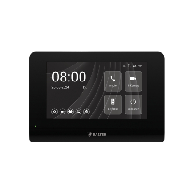 BALTER ENTRI-7-BLACK-WIFI 7" Monitor in Schwarz