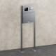 BALTER Standbriefkasten mit offenen Standfüßen und EVO HD PRO Modulen – Ansicht