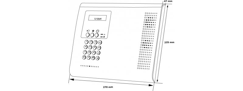 NEOSTAR PRO Alarmzentrale mit IP, GSM, GPRS Modulen, 2-Wege-Funk, 868MHz, MyElas Cloud, IP Video